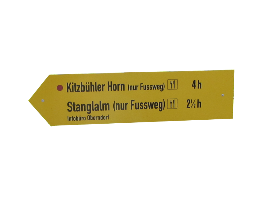 Naar de Kitzbüheler Horn, via de route naar links