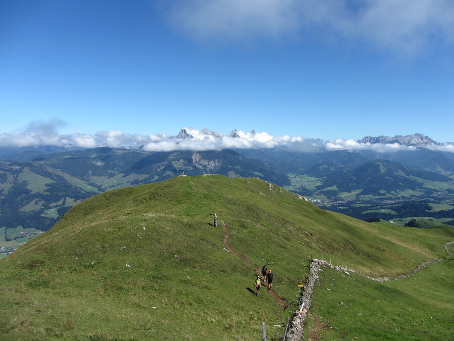 Terugweg langs de achterkant van de Horn