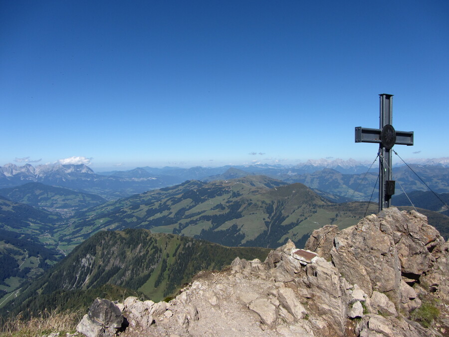Gipfelkreutz en Kitzbüheler Horn