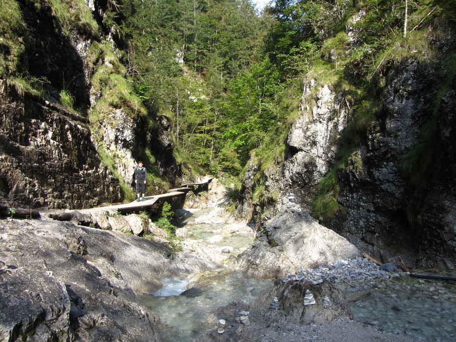 Eerste stuk door de klamm