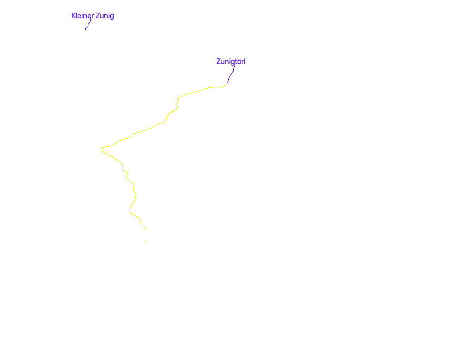 De Zunigsee en de route naar de Zunigtörl