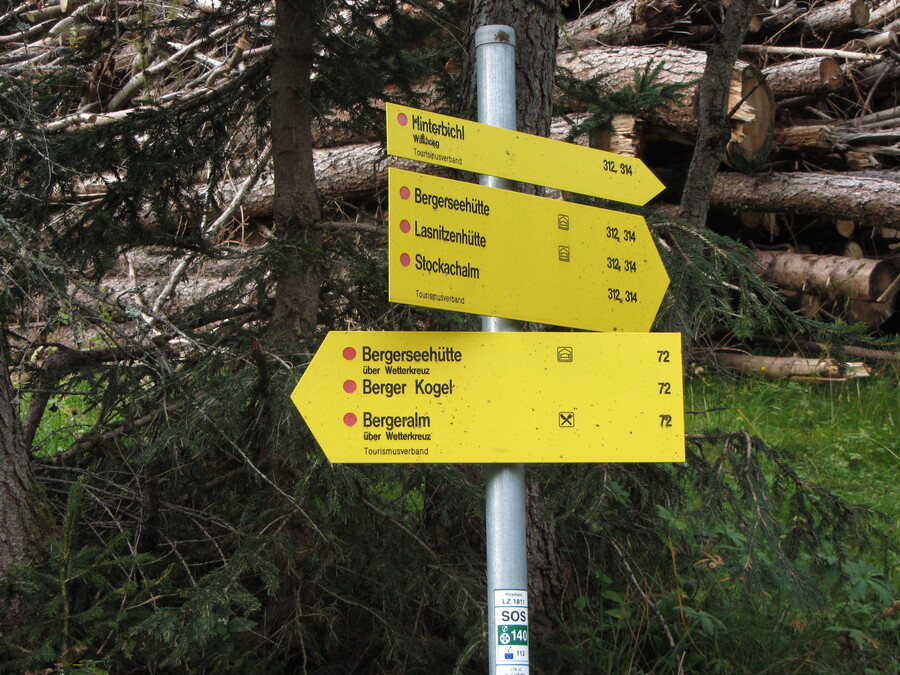 Donderdag: naar de Berger Kogel, via het Wetterkreuz