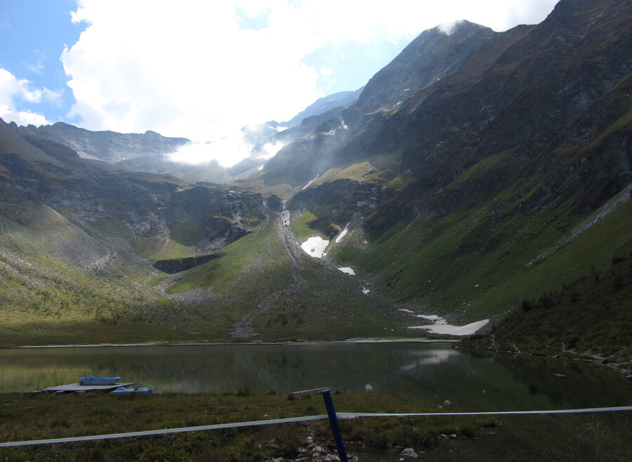 De Bergersee vanaf de hut