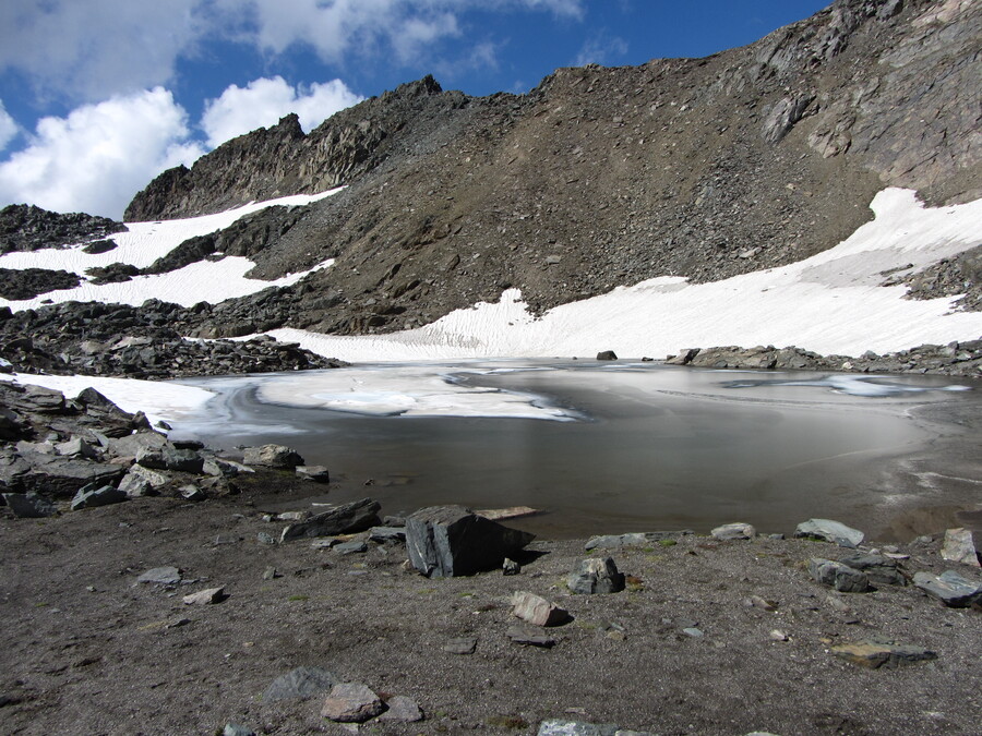 Dit is niet de Eissee maar er ligt wel ijs