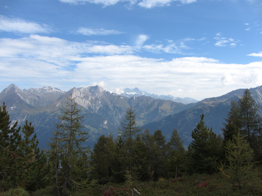 Maar de andere kant op is de Groß Glockner nu wel goed te zien