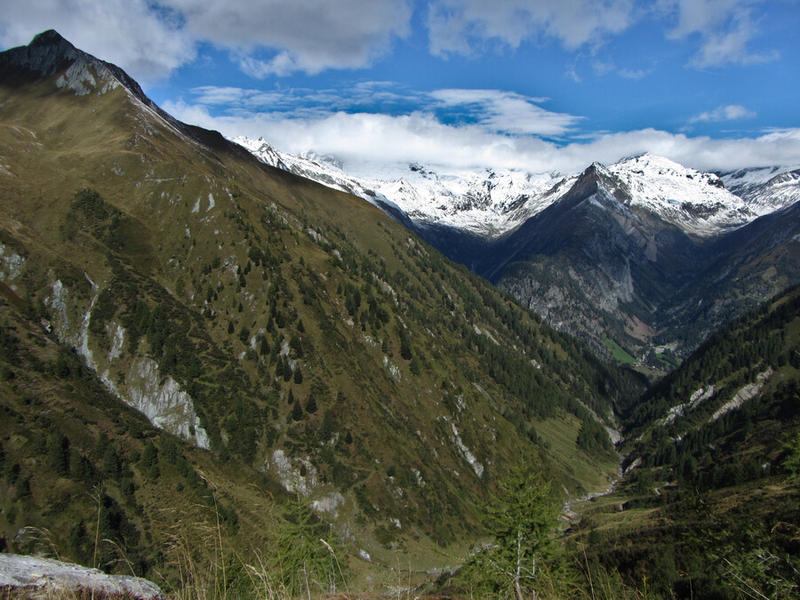 Uitzicht richting Venedigergruppe