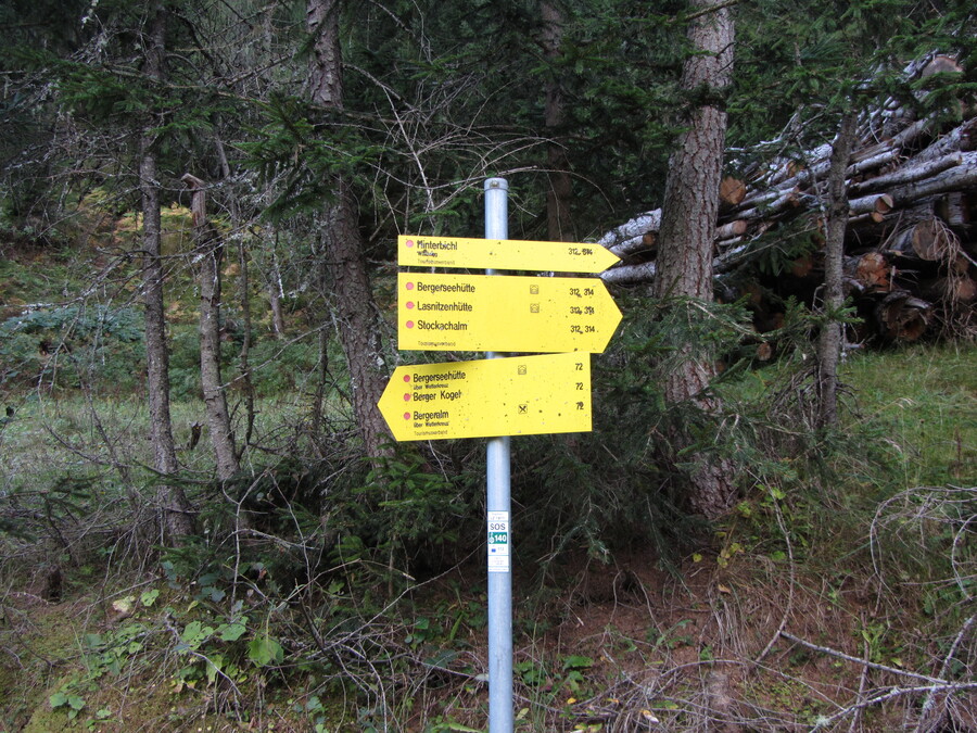 Muhs Panoramaweg, via Lasnitzenhütte naar de Bergerseehütte