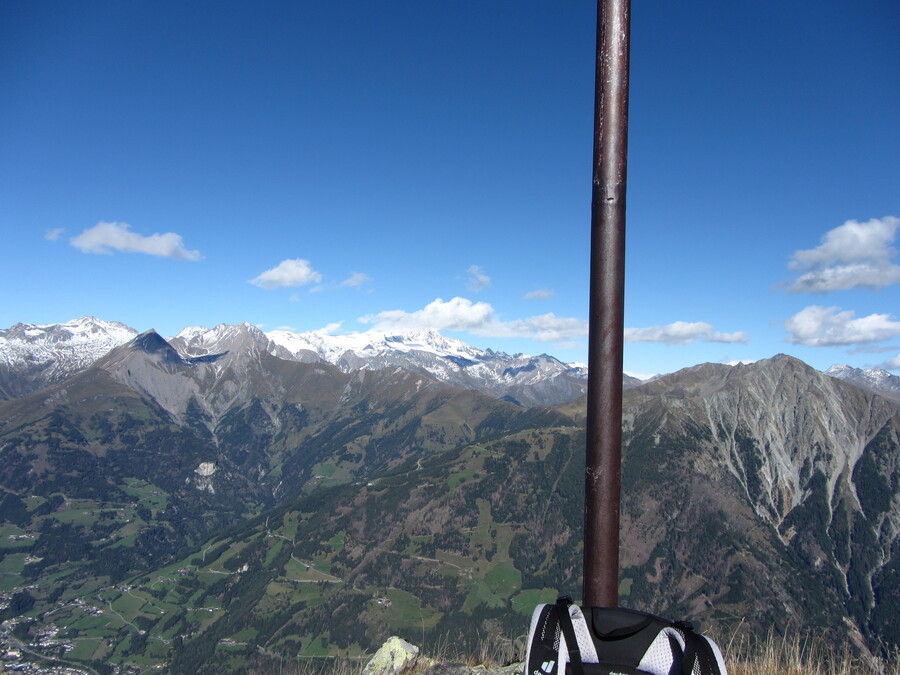 Er hangt nog steeds een wolk voor de Groß Glockner