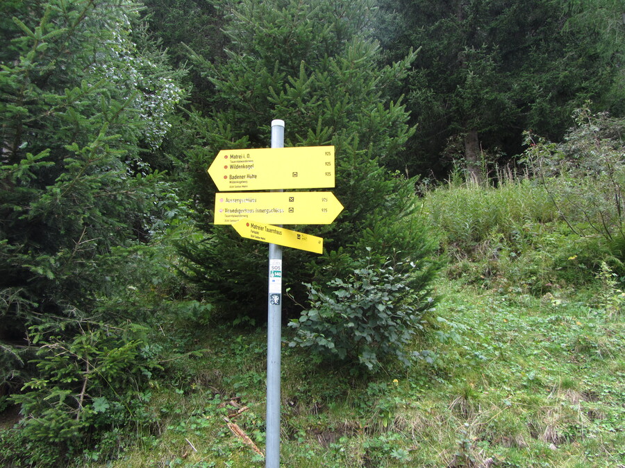 Stukje Tauerntalwanderweg volgen naar Außergschlöss, Innergschlöss en het Venedigerhaus