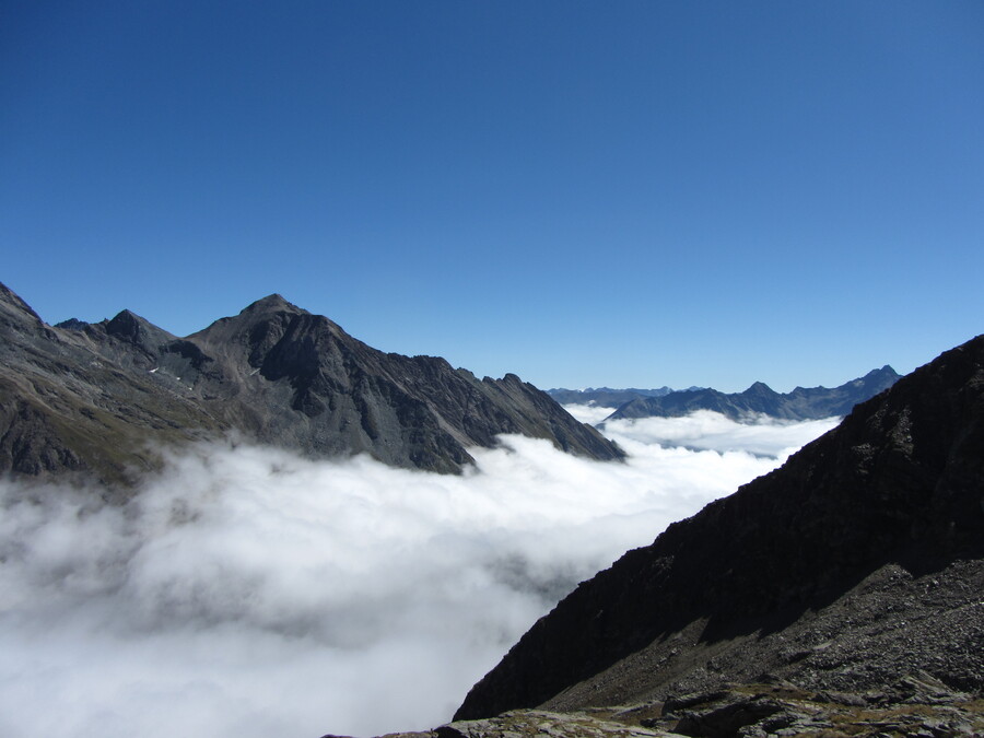 Onder 2500m nog steeds helemaal vol woken