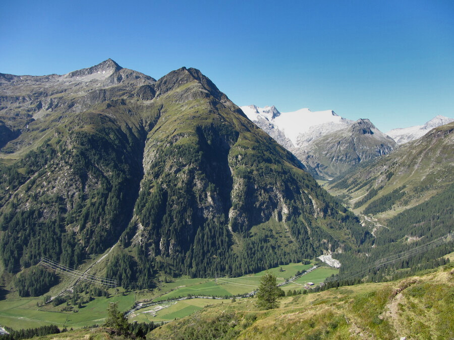 En dit was het uitzicht. Mooi ook de Wildenkogel te zien.