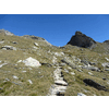 Het pad gaat nu recht naar het Türmljoch, met rechts daarvan de Türml zelf