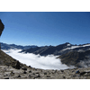 Het Maurertal was nog steeds bewolkt