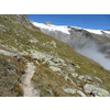 Even achteromkijken naar de Rainerhorn. De Groß Venediger is al uit beeld verdwenen