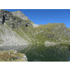 De andere kant van de Löbbensee, met de Plattenkogels