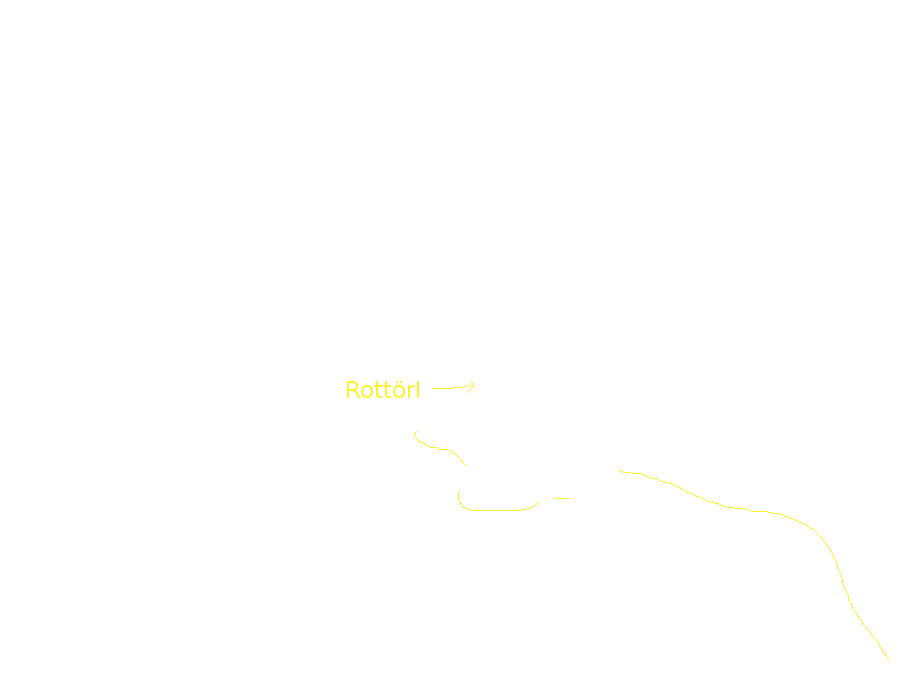 De weg vanaf het Rottörl