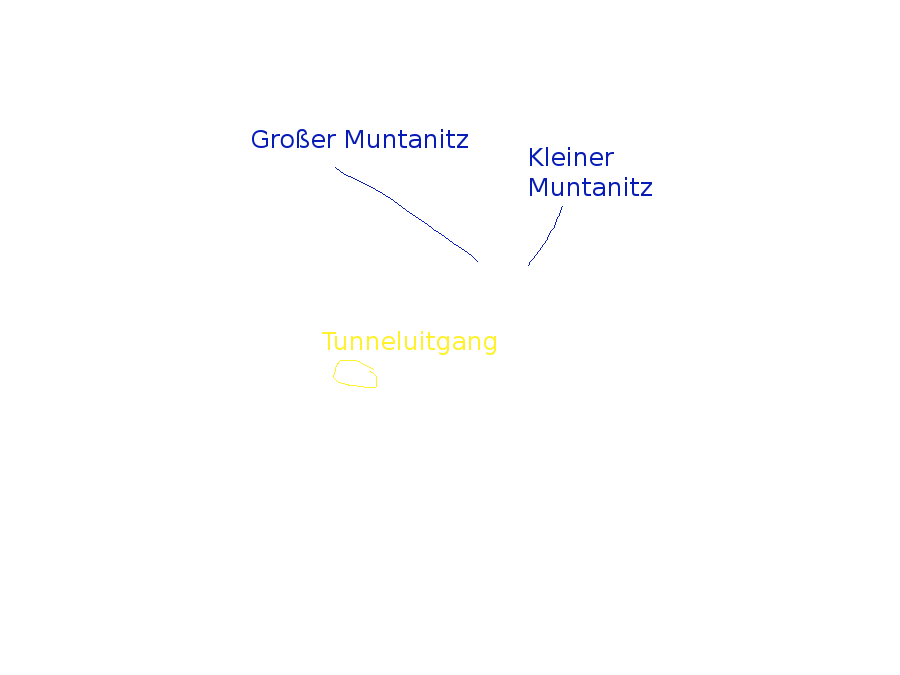 Uitzicht vanaf Au&szlig;ergschl&ouml;&szlig; richting tunnel