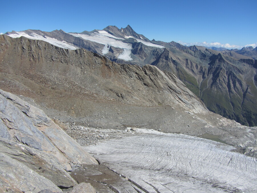 Uitzicht naar de Gro&szlig; Glockner over de Grad&ouml;tzkees