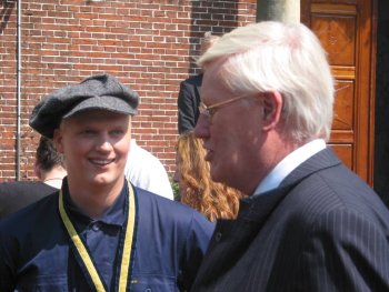 Als Burgemeester, samen met Hielke